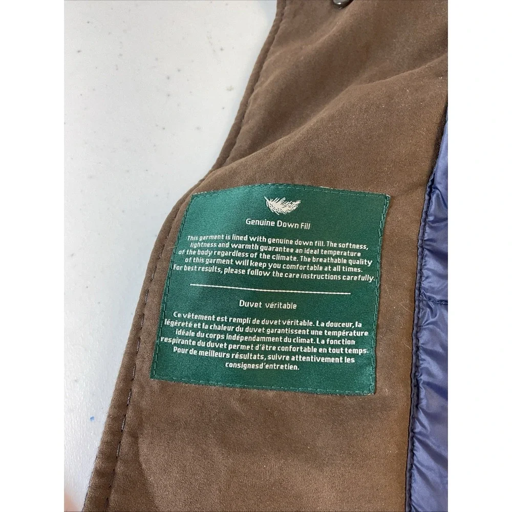 Lauren Ralph Lauren Mens Down Filled Wool Coat 56L Old Money Corporate Casual